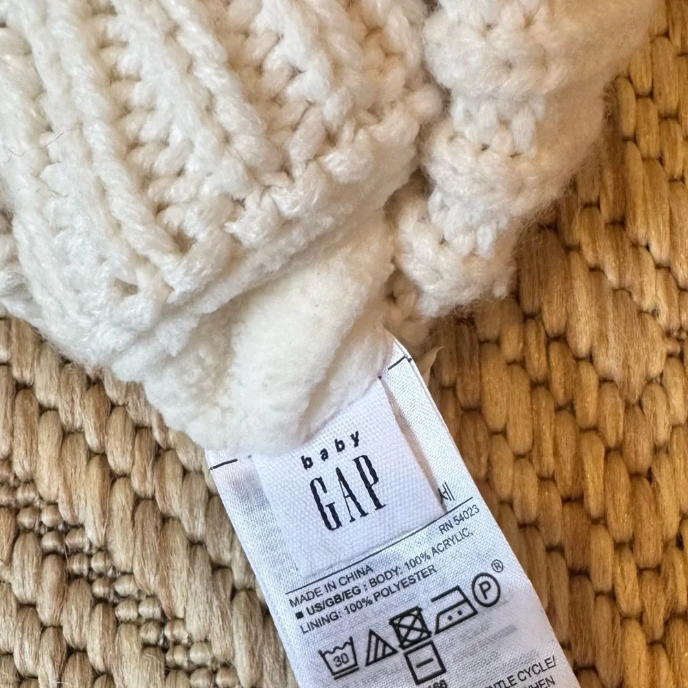 Baby GAP Knit Mittens - Cream M/L